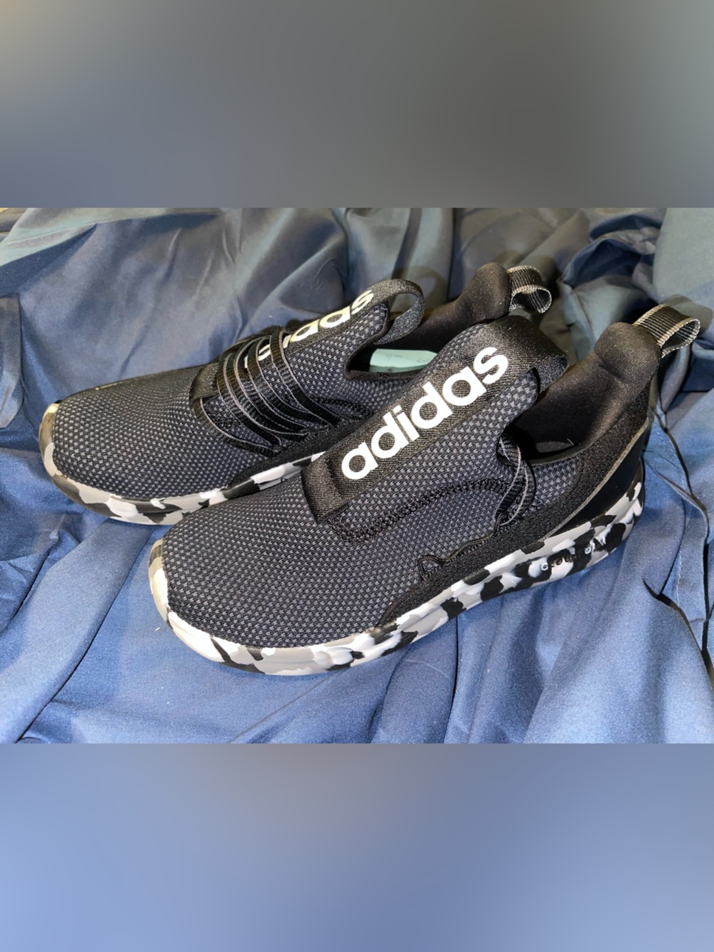 Adidas Kids Lite Racer Adapt Black Shoes